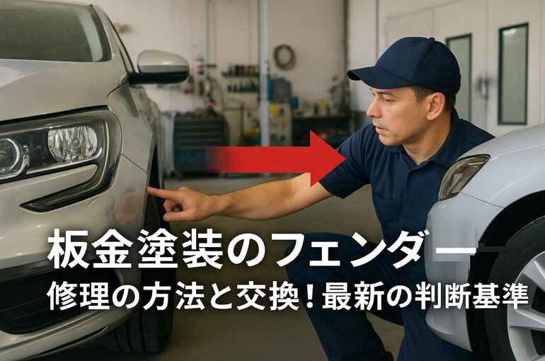 21 板金塗装 フェンダー
