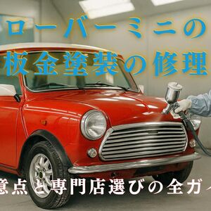 17 ローバーミニ 板金塗装