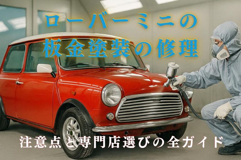 17 ローバーミニ 板金塗装
