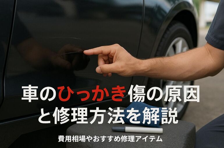 24 車 ひっかき傷