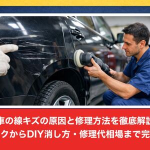 車 線キズ